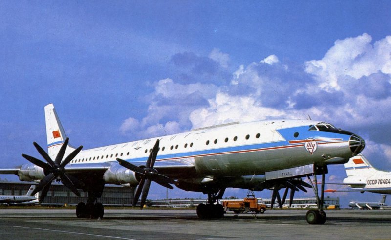 Ту-114 пассажирский самолёт СССР