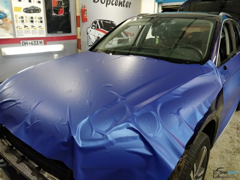 Audi q5 в виниловой пленки