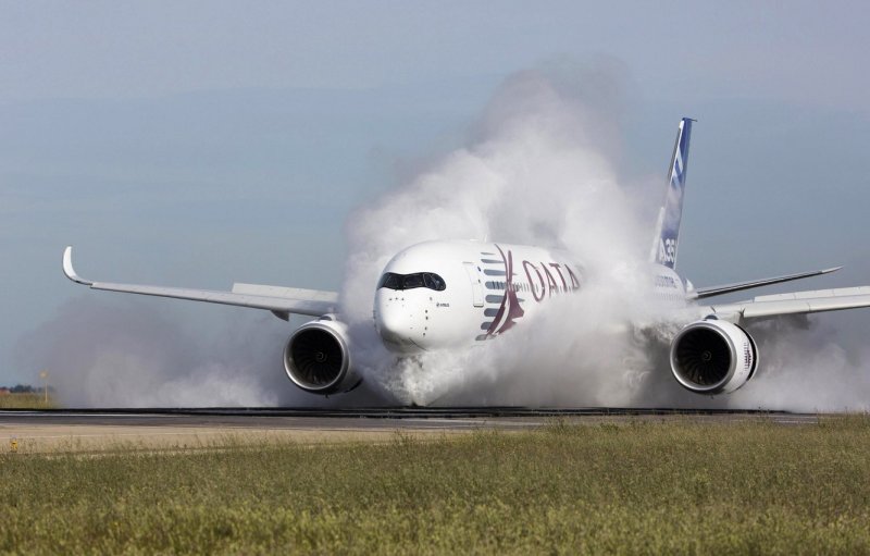 Airbus a350-900 взлет
