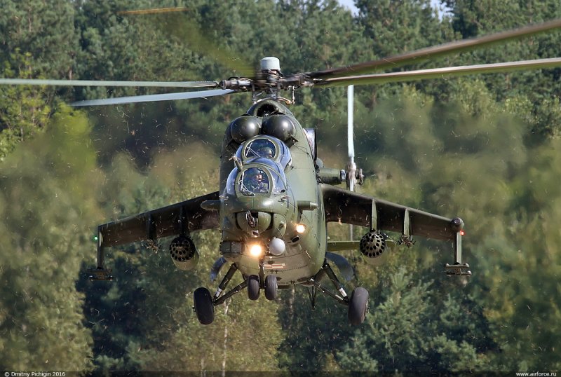 Вертолет mil mi 24 hind
