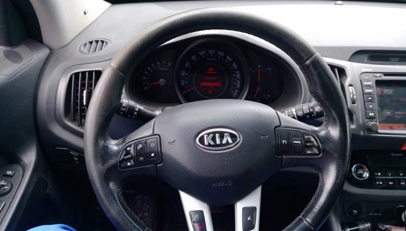 Kia Sportage 3 кожаный руль