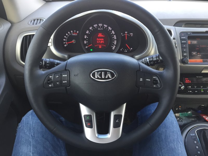 Перетяжка руля Kia Sportage 3