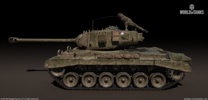 T26e3 Eagle 7 с легендарным камуфляжем