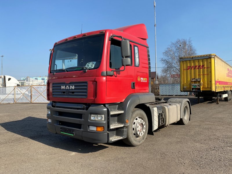 Ман тягач с ленивцем