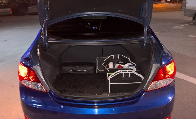 Hyundai Solaris 1.6 багажник