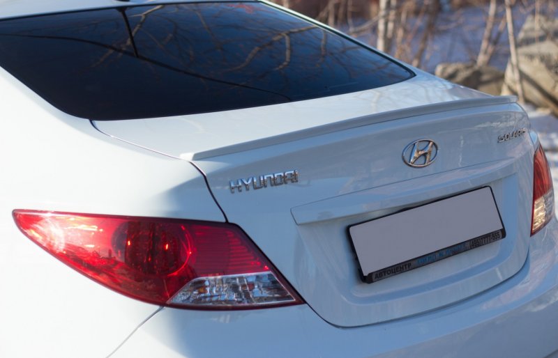 Спойлер Hyundai Solaris 2017- Lip