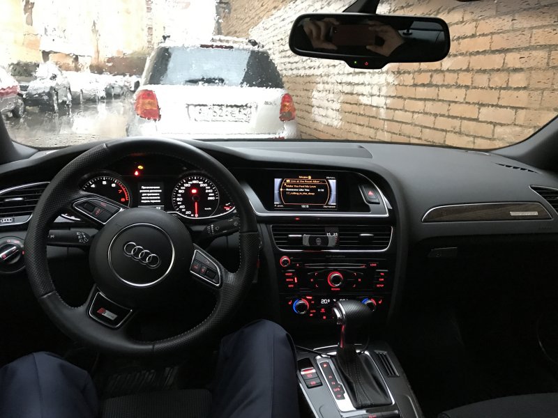 Audi a4 b8 Рестайлинг салон