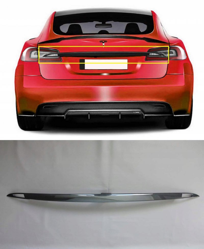 Tesla задний вид