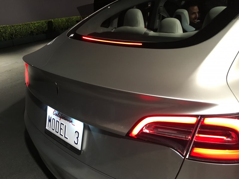 Тесла model s задние фары