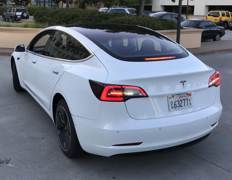 Tesla model 3 Rear