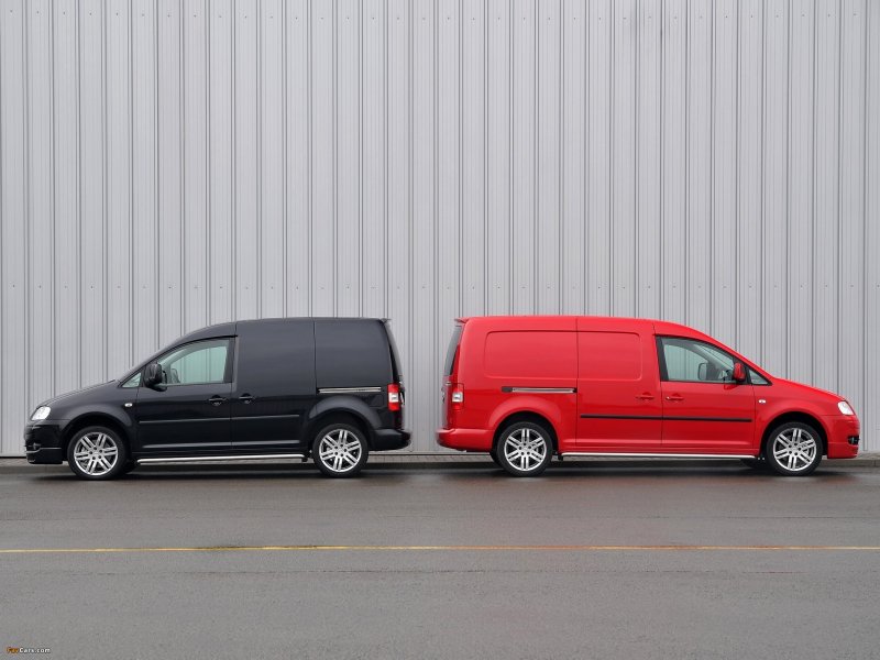 WV Caddy 2020 красный