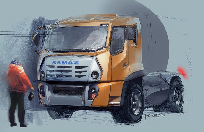 МАЗ 5516 раскраска