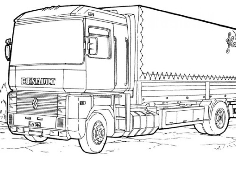 Рисовать грузовик