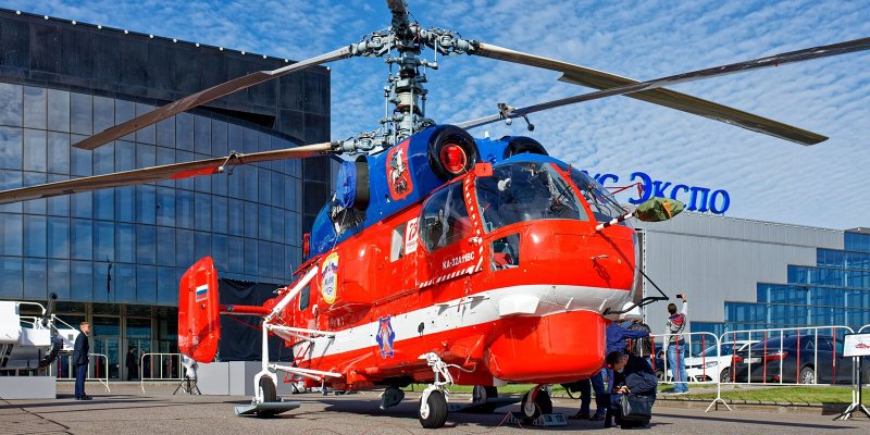 Пожарный вертолет Москва