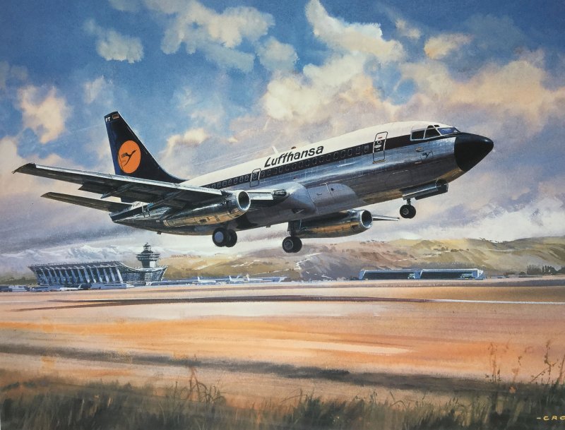 Boeing 707 Art