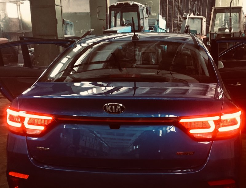Kia Rio 2020 сзади