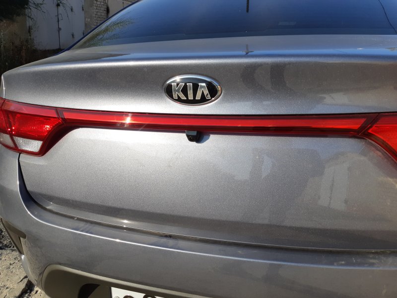 Накладка заднего бампера Kia Rio 3
