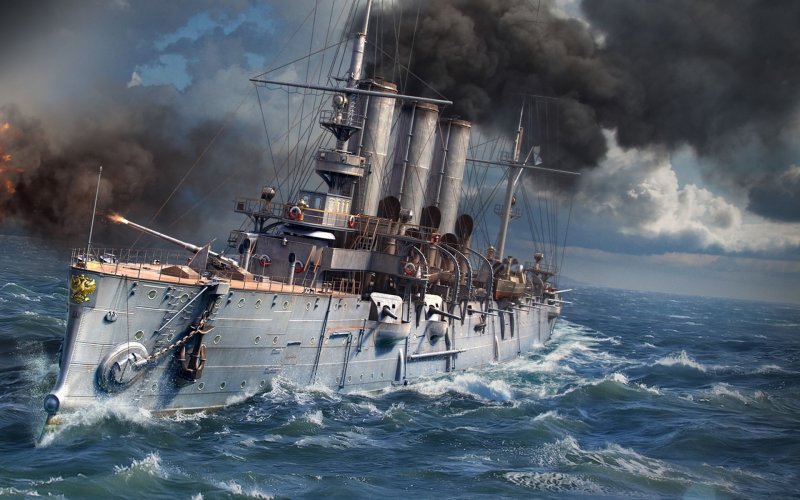 Боевой корабль в World of Warships