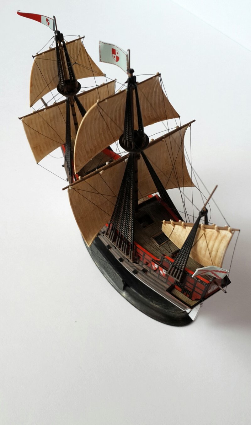 Фридрих на парусном корабле