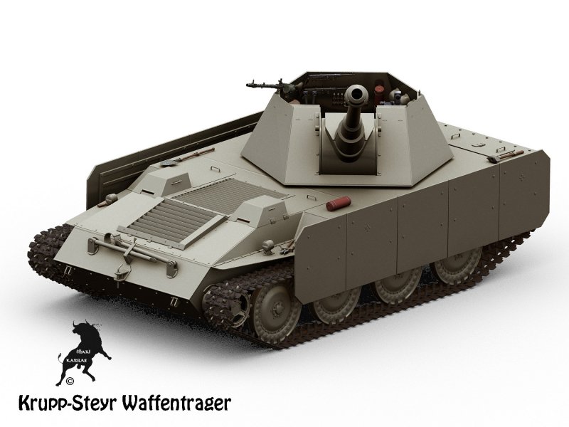 Танк Krupp-Steyr Waffentrager