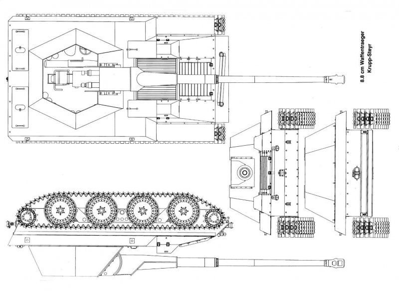 Танк Krupp-Steyr Waffentrager