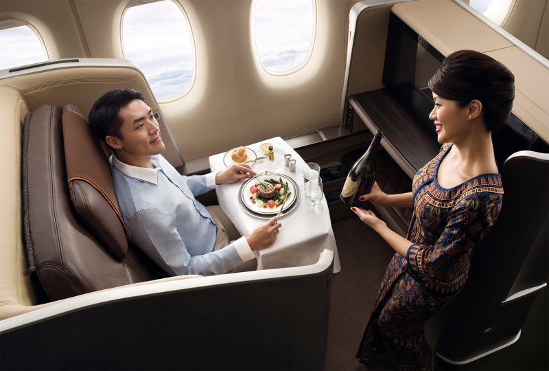 Первый класс авиакомпании «Singapore Airlines»
