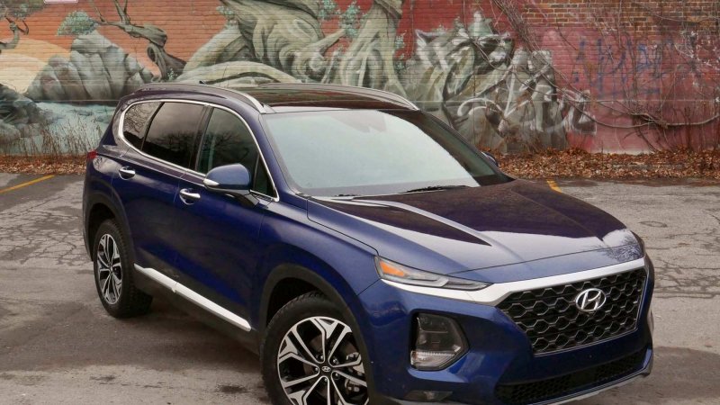 Hyundai Santa Fe синий