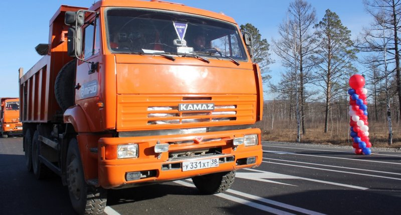 КАМАЗЫ на трассах