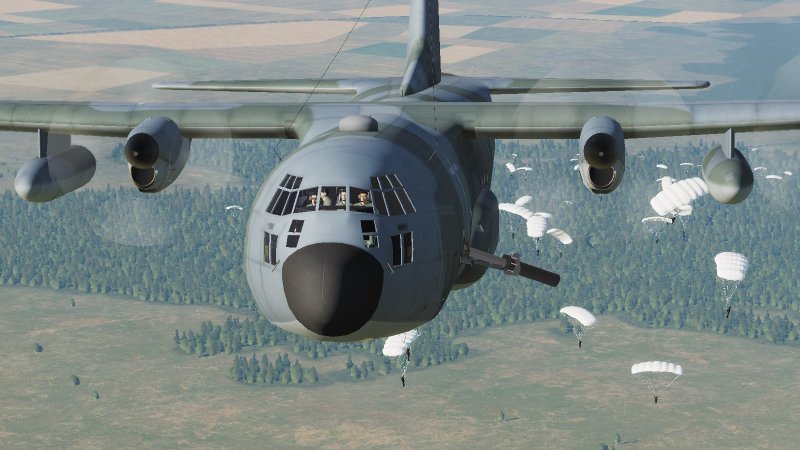 AC 130 вертолет