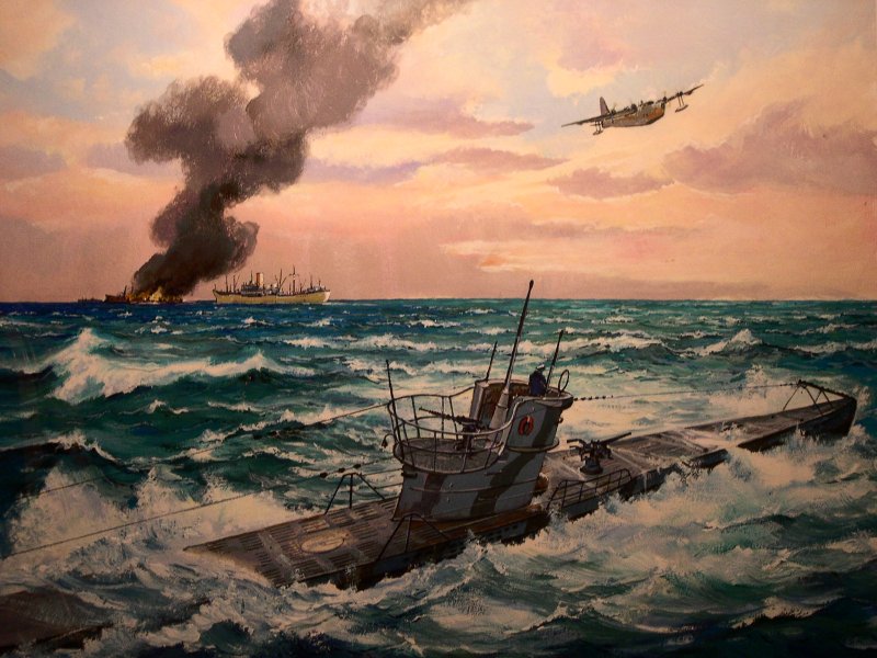 Художник маринист Клаус берген