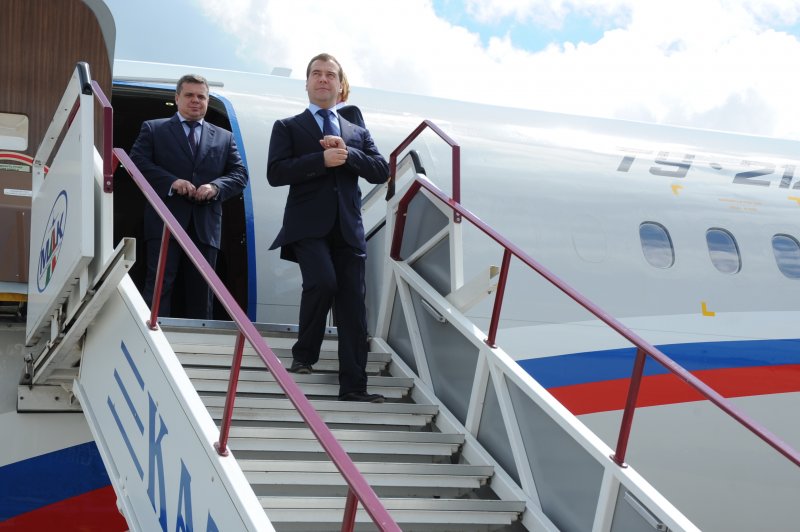 Самолет Медведева