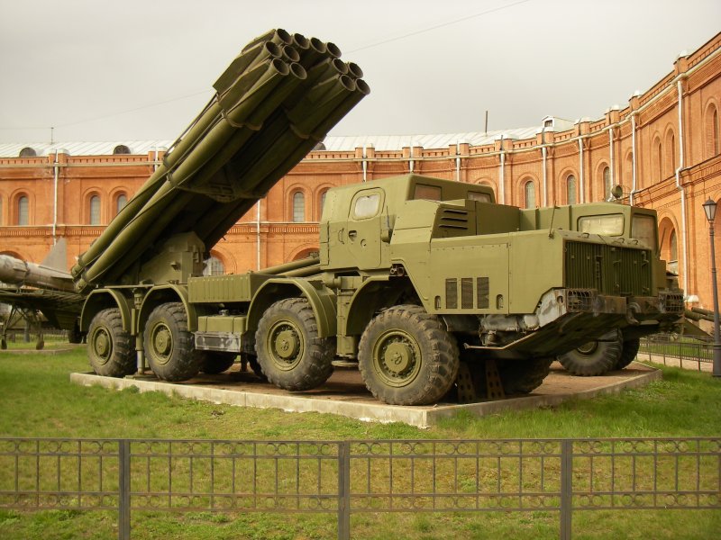 РСЗО смерч Татра