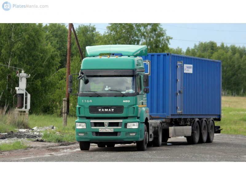 КАМАЗ 5490 ИТЕКО С контейнеровозом