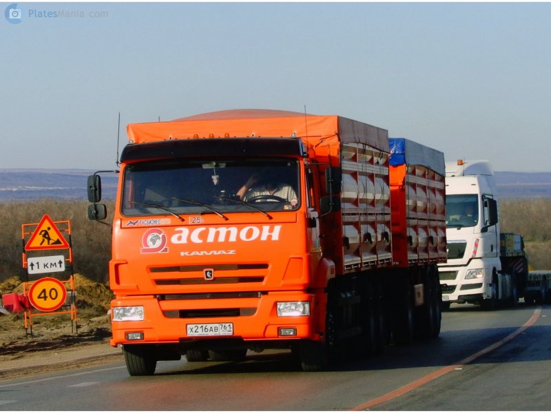 КАМАЗ 65115 зерновоз ИТЕКО