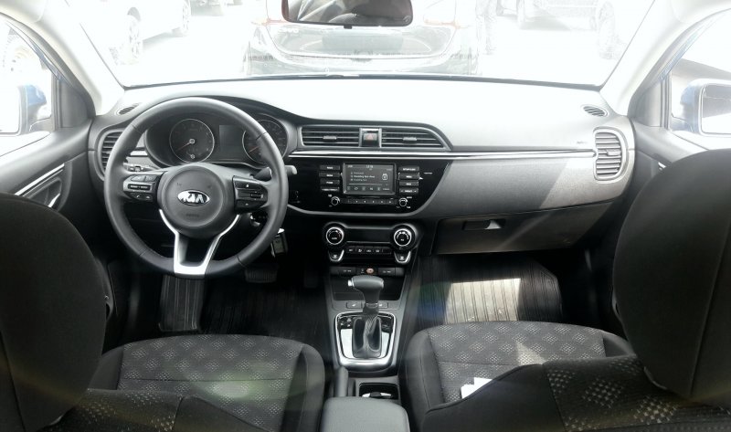 Kia Rio Red line 2018 салон