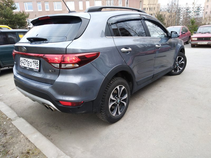 Kia Rio XLINE белая