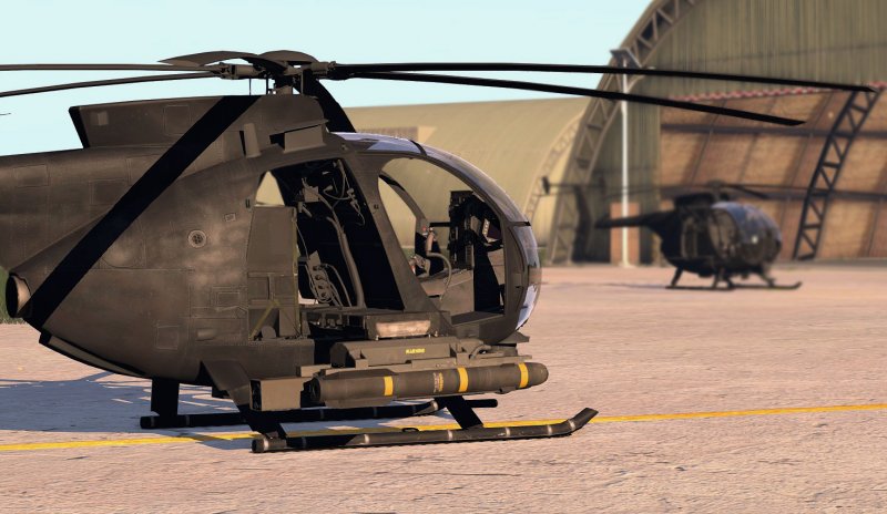 Arma 3 вертолет MH-6