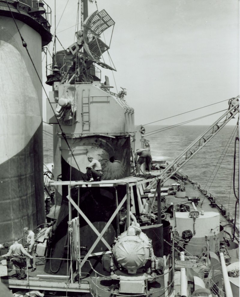 USS North Carolina BB-55 линкор 1945