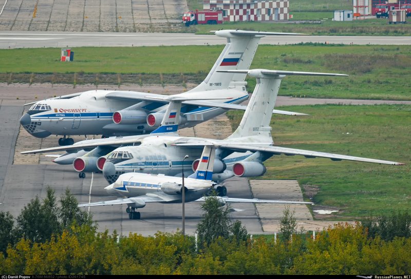 Ил-76мд стоянка