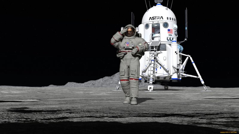Космос ракета космонавт