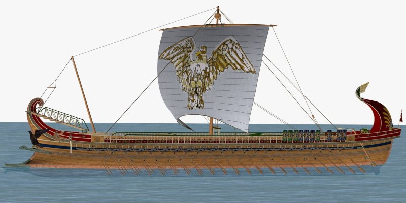 Римская трирема (Триера)
