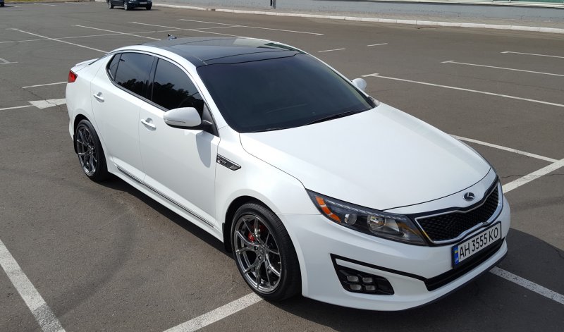 Kia Optima 2015 белая