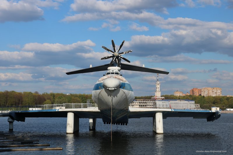Экраноплан а-90 "орлёнок" в Тушино:
