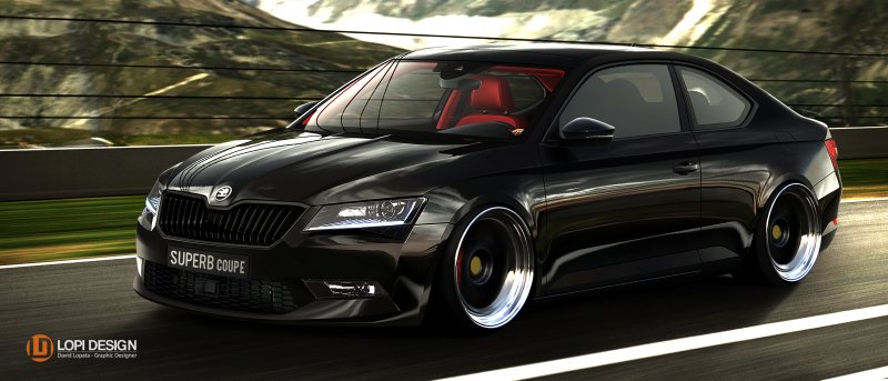 Skoda Superb mk3 stance