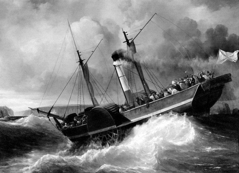 Пароход "Нева" 1838