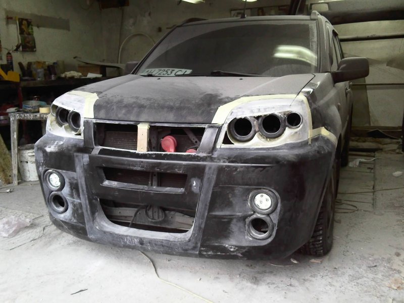 Nissan x-Trail t30 тюнинг фары