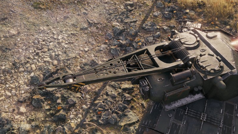 WOT Kranvagn 3d стиль