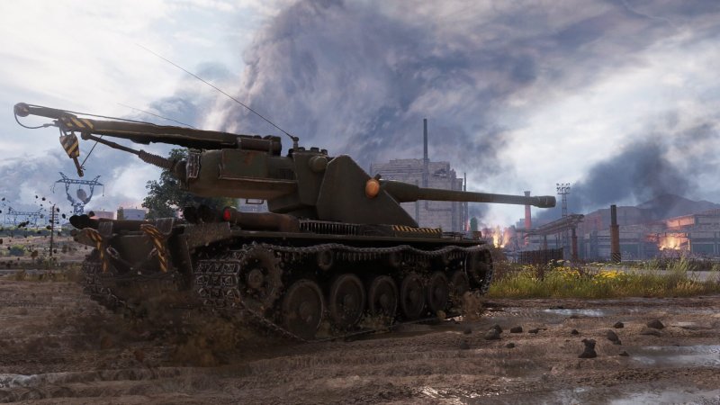WOT Kranvagn 3d стиль