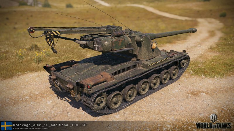 Йельпкран 3d-стиль на Kranvagn