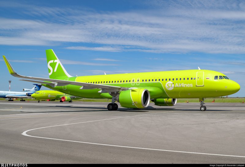 Airbus a320neo s7 Airlines Новосибирск